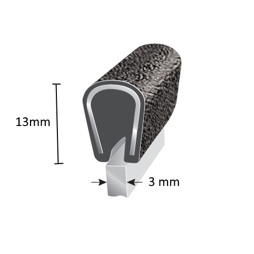 PVC Edging 3mm Internal Dee Bee